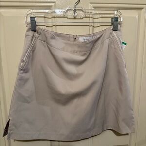 Lady Hagen Cream A-Line Skirt